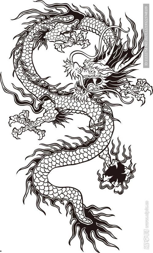 龙的图案图片大全,探寻中华龙图腾的千年魅力