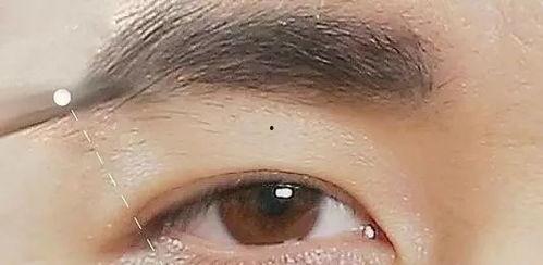 男士眉毛图片大全,从自然到时尚，解锁眉型新潮流