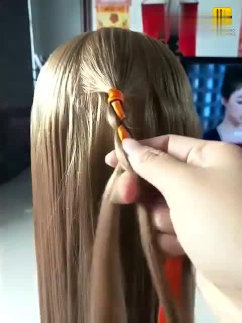 发带编发教程视频,打造时尚发型新体验