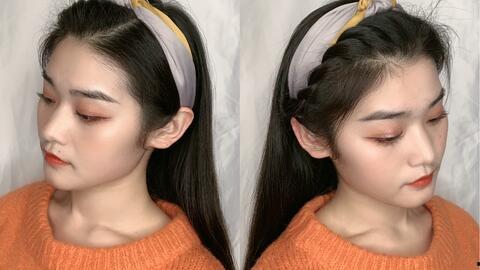 发带编发教程视频,打造时尚发型新体验